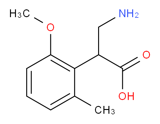 3-amino-2-(2-methoxy-6-methylphenyl)propanoic acid
