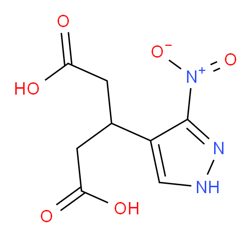 3-(3-nitro-1H-pyrazol-4-yl)pentanedioic acid