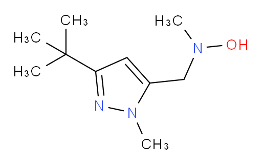 N-[(3-tert-butyl-1-methyl-1H-pyrazol-5-yl)methyl]-N-methylhydroxylamine