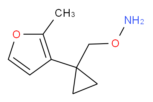 O-{[1-(2-methylfuran-3-yl)cyclopropyl]methyl}hydroxylamine
