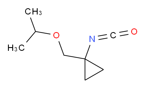 1-isocyanato-1-[(propan-2-yloxy)methyl]cyclopropane