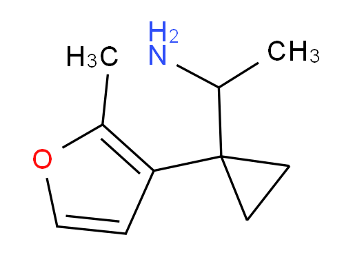 1-[1-(2-methylfuran-3-yl)cyclopropyl]ethan-1-amine