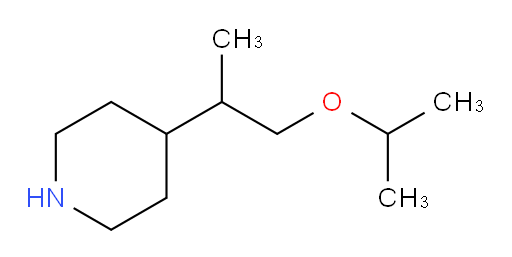 4-[1-(propan-2-yloxy)propan-2-yl]piperidine