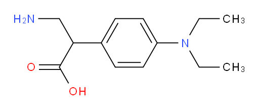 3-amino-2-[4-(diethylamino)phenyl]propanoic acid