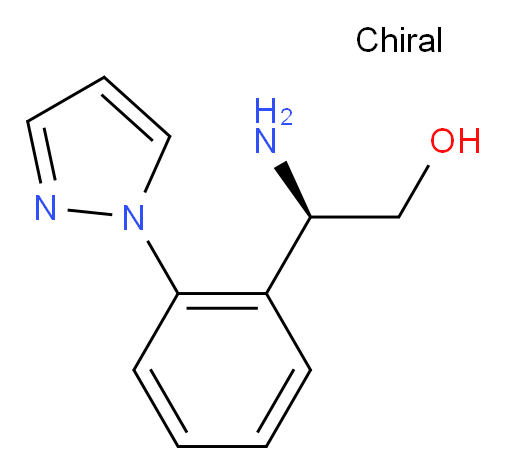 (2R)-2-amino-2-[2-(1H-pyrazol-1-yl)phenyl]ethan-1-ol