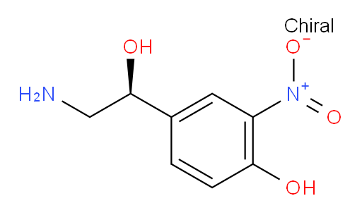 4-[(1S)-2-amino-1-hydroxyethyl]-2-nitrophenol