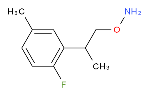O-[2-(2-fluoro-5-methylphenyl)propyl]hydroxylamine