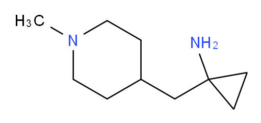 1-[(1-methylpiperidin-4-yl)methyl]cyclopropan-1-amine