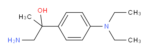 1-amino-2-[4-(diethylamino)phenyl]propan-2-ol