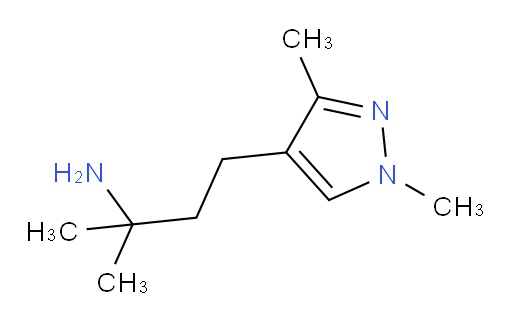 4-(1,3-dimethyl-1H-pyrazol-4-yl)-2-methylbutan-2-amine