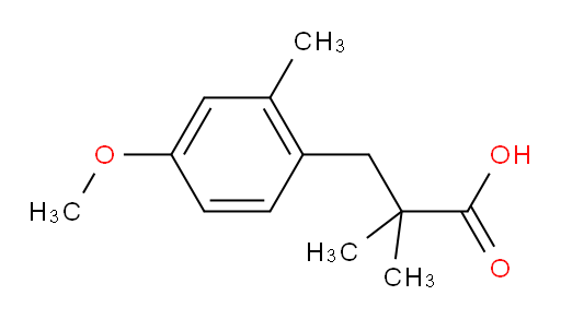 3-(4-methoxy-2-methylphenyl)-2,2-dimethylpropanoic acid