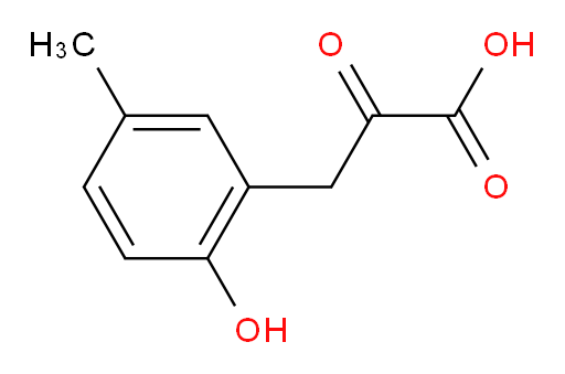3-(2-hydroxy-5-methylphenyl)-2-oxopropanoic acid