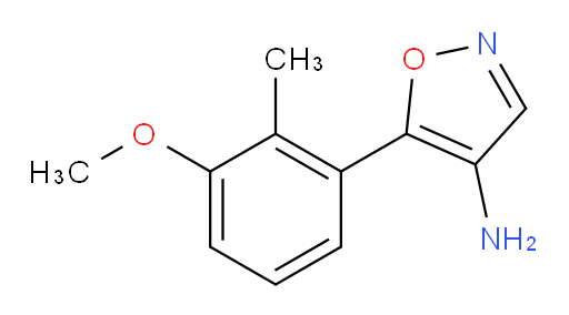 5-(3-methoxy-2-methylphenyl)-1,2-oxazol-4-amine