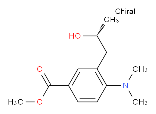 methyl 4-(dimethylamino)-3-[(2R)-2-hydroxypropyl]benzoate