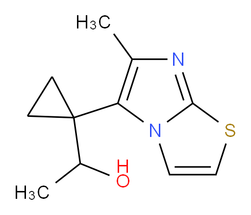 1-(1-{6-methylimidazo[2,1-b][1,3]thiazol-5-yl}cyclopropyl)ethan-1-ol