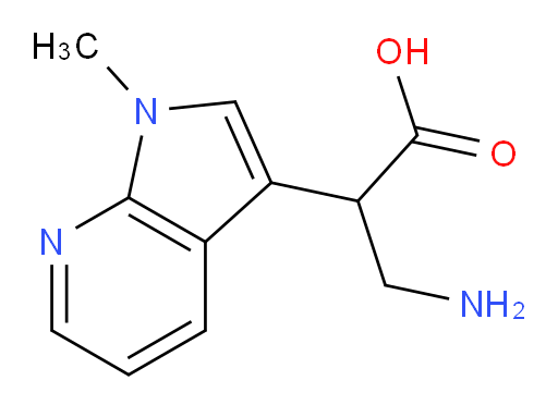 3-amino-2-{1-methyl-1H-pyrrolo[2,3-b]pyridin-3-yl}propanoic acid