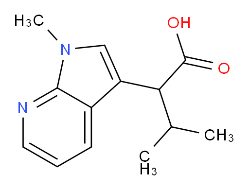 3-methyl-2-{1-methyl-1H-pyrrolo[2,3-b]pyridin-3-yl}butanoic acid