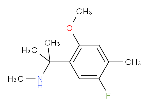 [2-(5-fluoro-2-methoxy-4-methylphenyl)propan-2-yl](methyl)amine