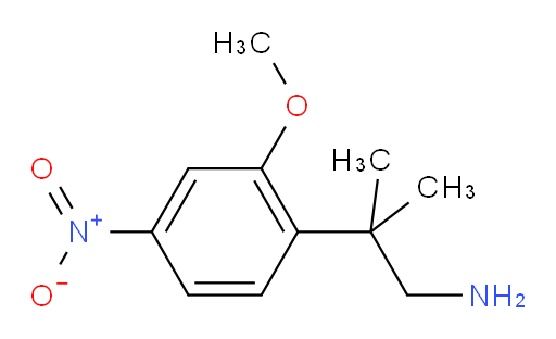 2-(2-methoxy-4-nitrophenyl)-2-methylpropan-1-amine