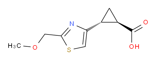 rac-(1R,2R)-2-[2-(methoxymethyl)-1,3-thiazol-4-yl]cyclopropane-1-carboxylic acid