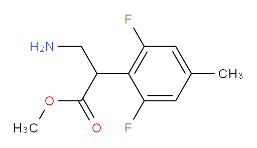 methyl 3-amino-2-(2,6-difluoro-4-methylphenyl)propanoate