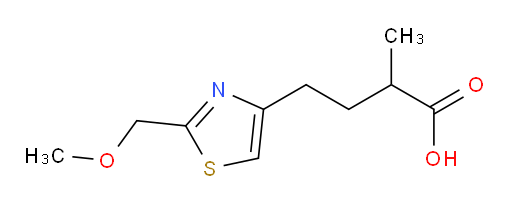4-[2-(methoxymethyl)-1,3-thiazol-4-yl]-2-methylbutanoic acid