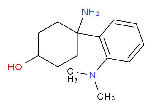 4-amino-4-[2-(dimethylamino)phenyl]cyclohexan-1-ol