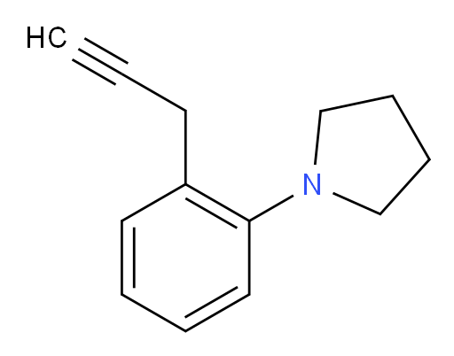 1-[2-(prop-2-yn-1-yl)phenyl]pyrrolidine