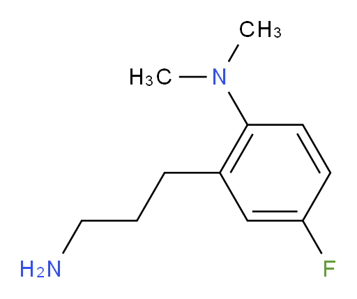 2-(3-aminopropyl)-4-fluoro-N,N-dimethylaniline
