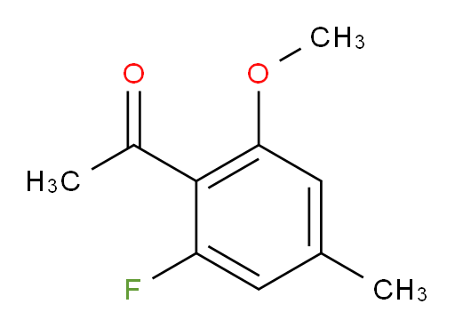 1-(2-fluoro-6-methoxy-4-methylphenyl)ethan-1-one