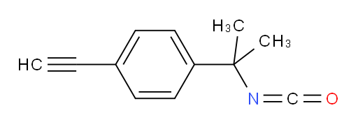 1-ethynyl-4-(2-isocyanatopropan-2-yl)benzene