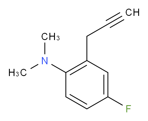 4-fluoro-N,N-dimethyl-2-(prop-2-yn-1-yl)aniline