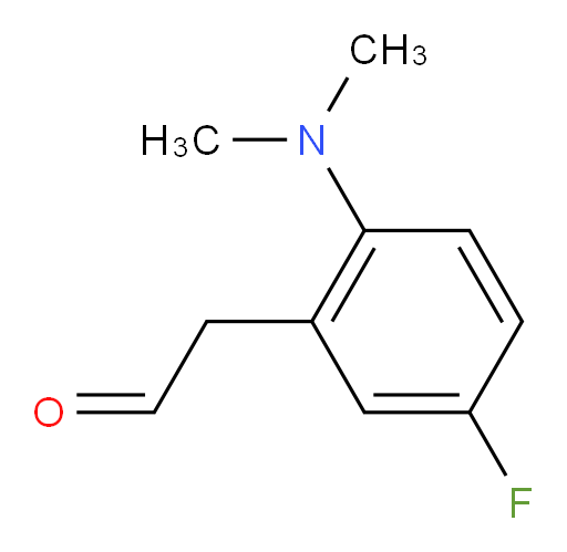 2-[2-(dimethylamino)-5-fluorophenyl]acetaldehyde