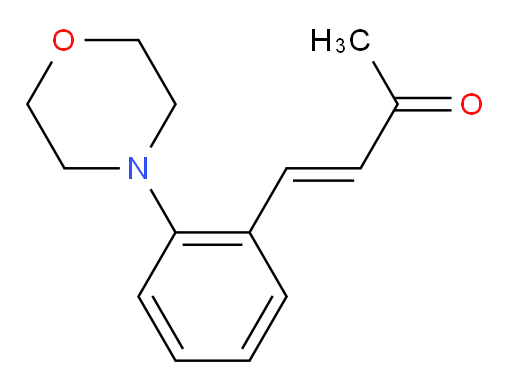 4-[2-(morpholin-4-yl)phenyl]but-3-en-2-one