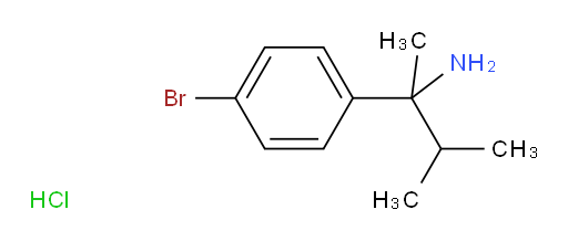 2-(4-bromophenyl)-3-methylbutan-2-amine hydrochloride