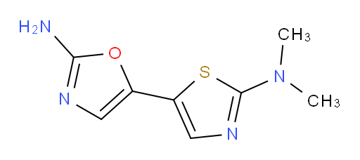 5-[2-(dimethylamino)-1,3-thiazol-5-yl]-1,3-oxazol-2-amine