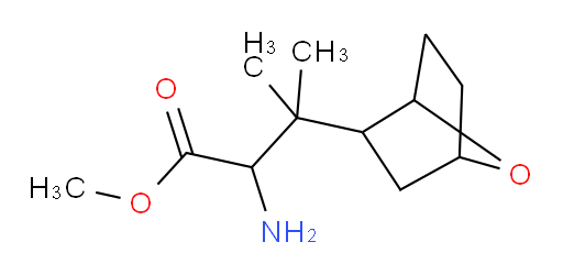 methyl 2-amino-3-methyl-3-{7-oxabicyclo[2.2.1]heptan-2-yl}butanoate