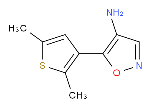 5-(2,5-dimethylthiophen-3-yl)-1,2-oxazol-4-amine