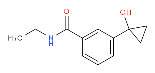 N-ethyl-3-(1-hydroxycyclopropyl)benzamide