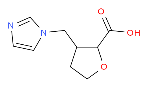 3-[(1H-imidazol-1-yl)methyl]oxolane-2-carboxylic acid