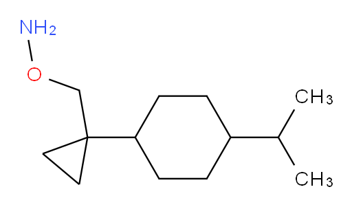 O-({1-[4-(propan-2-yl)cyclohexyl]cyclopropyl}methyl)hydroxylamine