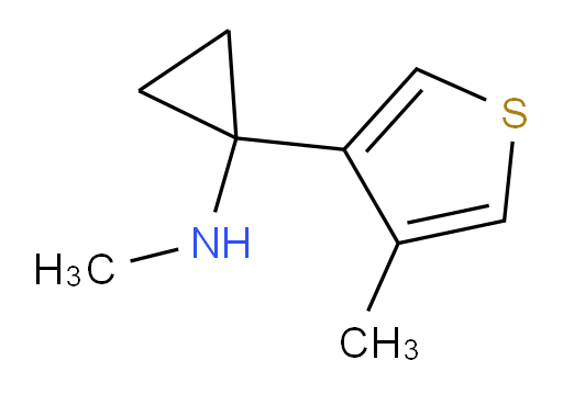 N-methyl-1-(4-methylthiophen-3-yl)cyclopropan-1-amine