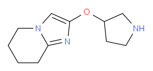3-{5H,6H,7H,8H-imidazo[1,2-a]pyridin-2-yloxy}pyrrolidine