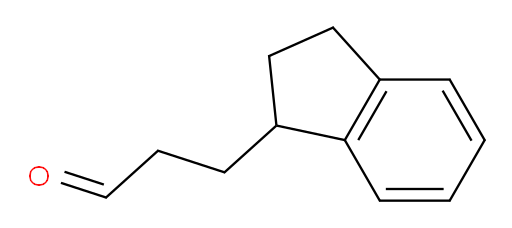 3-(2,3-dihydro-1H-inden-1-yl)propanal