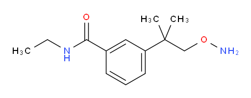 3-[1-(aminooxy)-2-methylpropan-2-yl]-N-ethylbenzamide