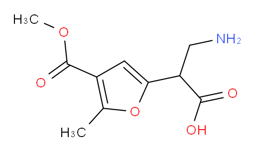 3-amino-2-[4-(methoxycarbonyl)-5-methylfuran-2-yl]propanoic acid