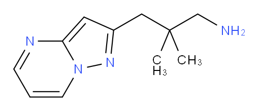 2,2-dimethyl-3-{pyrazolo[1,5-a]pyrimidin-2-yl}propan-1-amine