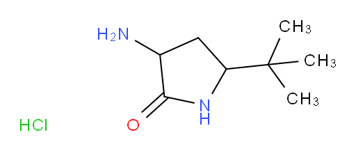 3-amino-5-tert-butylpyrrolidin-2-one hydrochloride