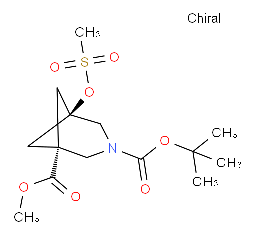 3-tert-butyl 1-methyl 5-(methanesulfonyloxy)-3-azabicyclo[3.1.1]heptane-1,3-dicarboxylate