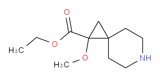 ethyl 1-methoxy-6-azaspiro[2.5]octane-1-carboxylate